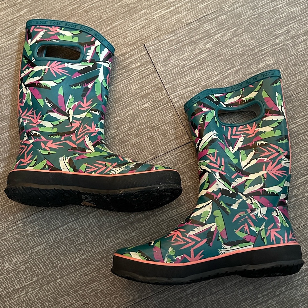 Bogs Kids Puddle Feather Waterproof Boots